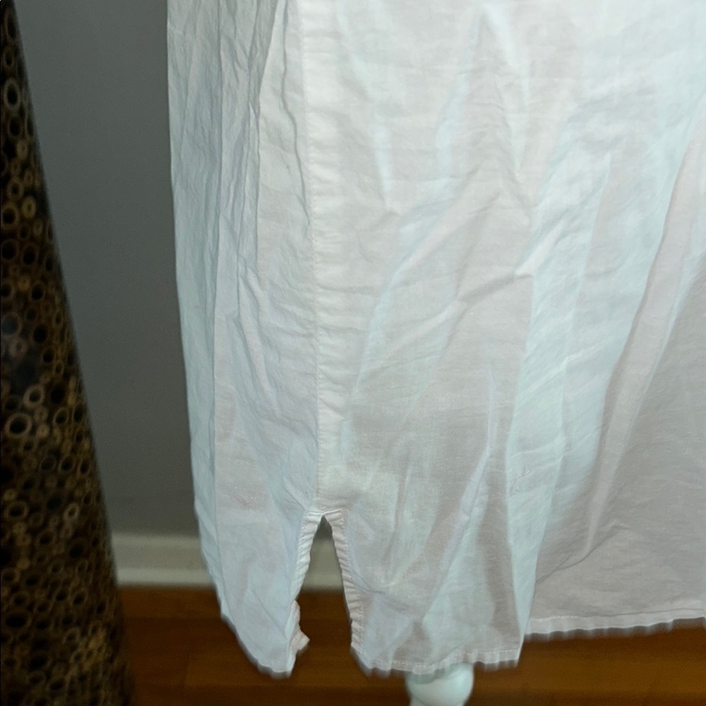 J.Crew White Women's Top with Pom-Pom Trim - Picture 5 of 7
